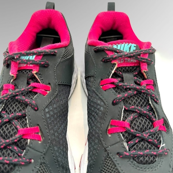 Nike Wild Trail  Womens Trail Running Shoes Black Pink 643074-001 Size 10 - Picture 5 of 11